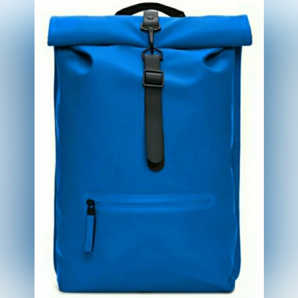 NIP RAINS Rolltop Rucksack Backpack - Picture 2 of 8